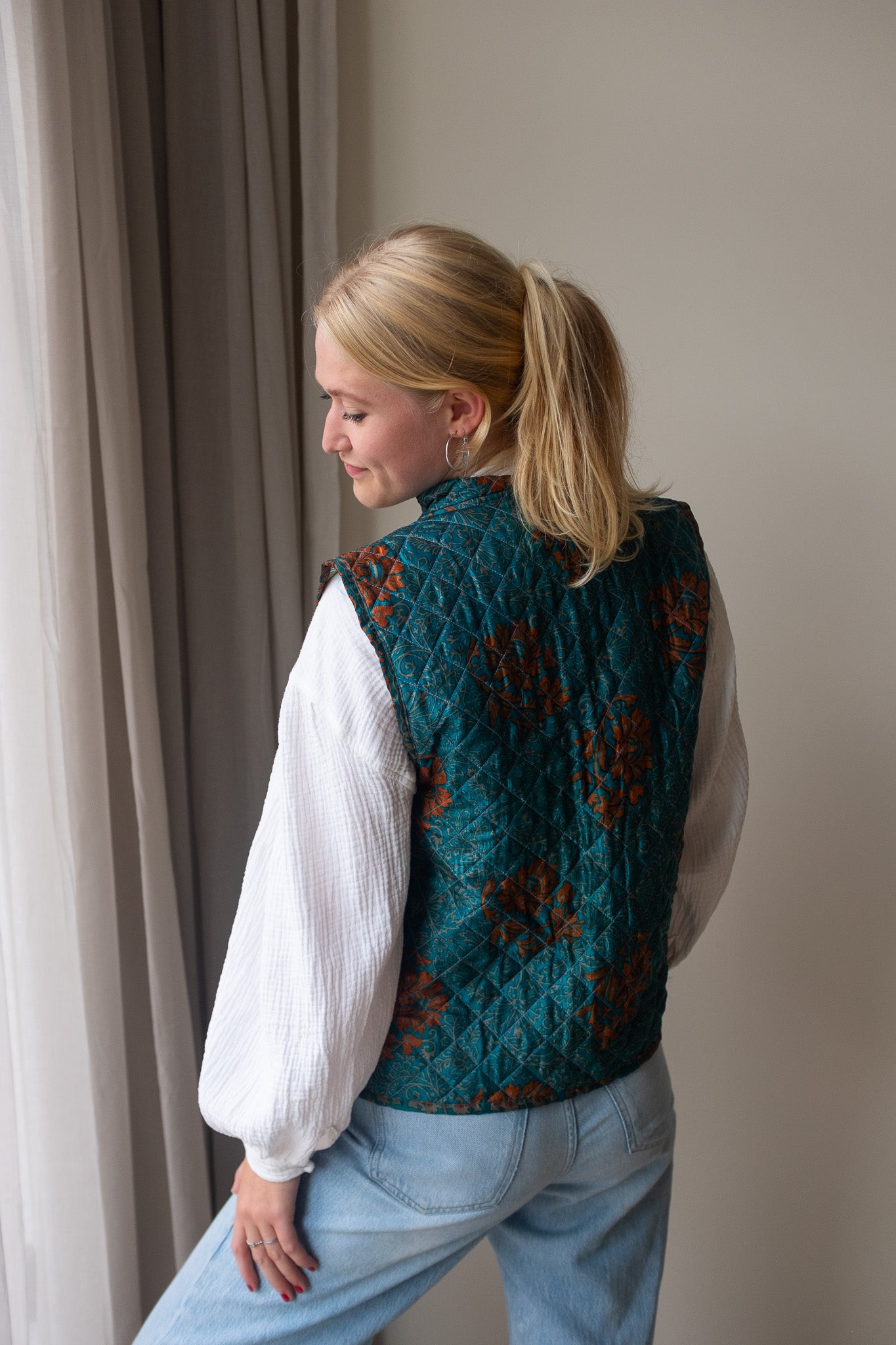 Silk gilet NO.15