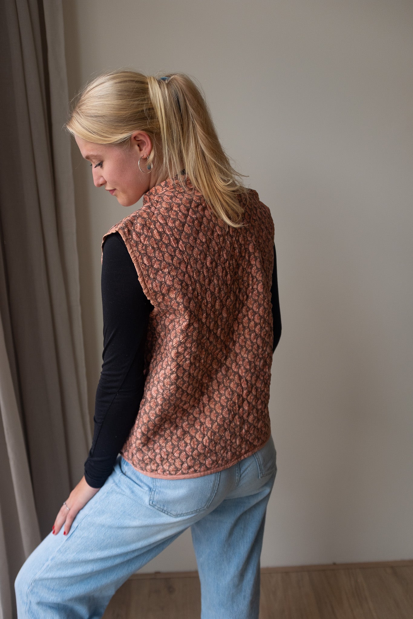 Silk gilet NO.17
