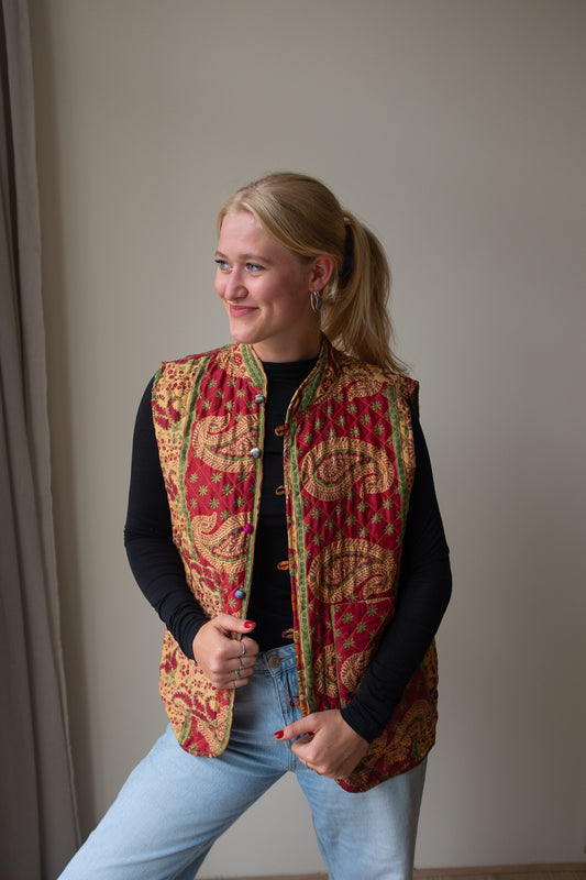 Silk gilet NO.18