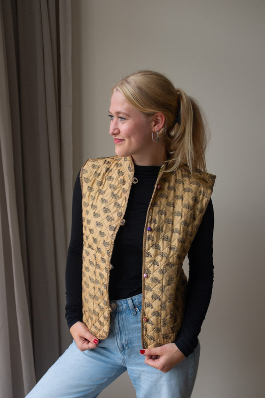 Silk gilet NO.19