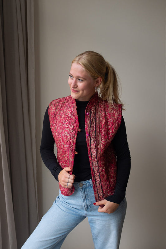 Silk gilet NO.20
