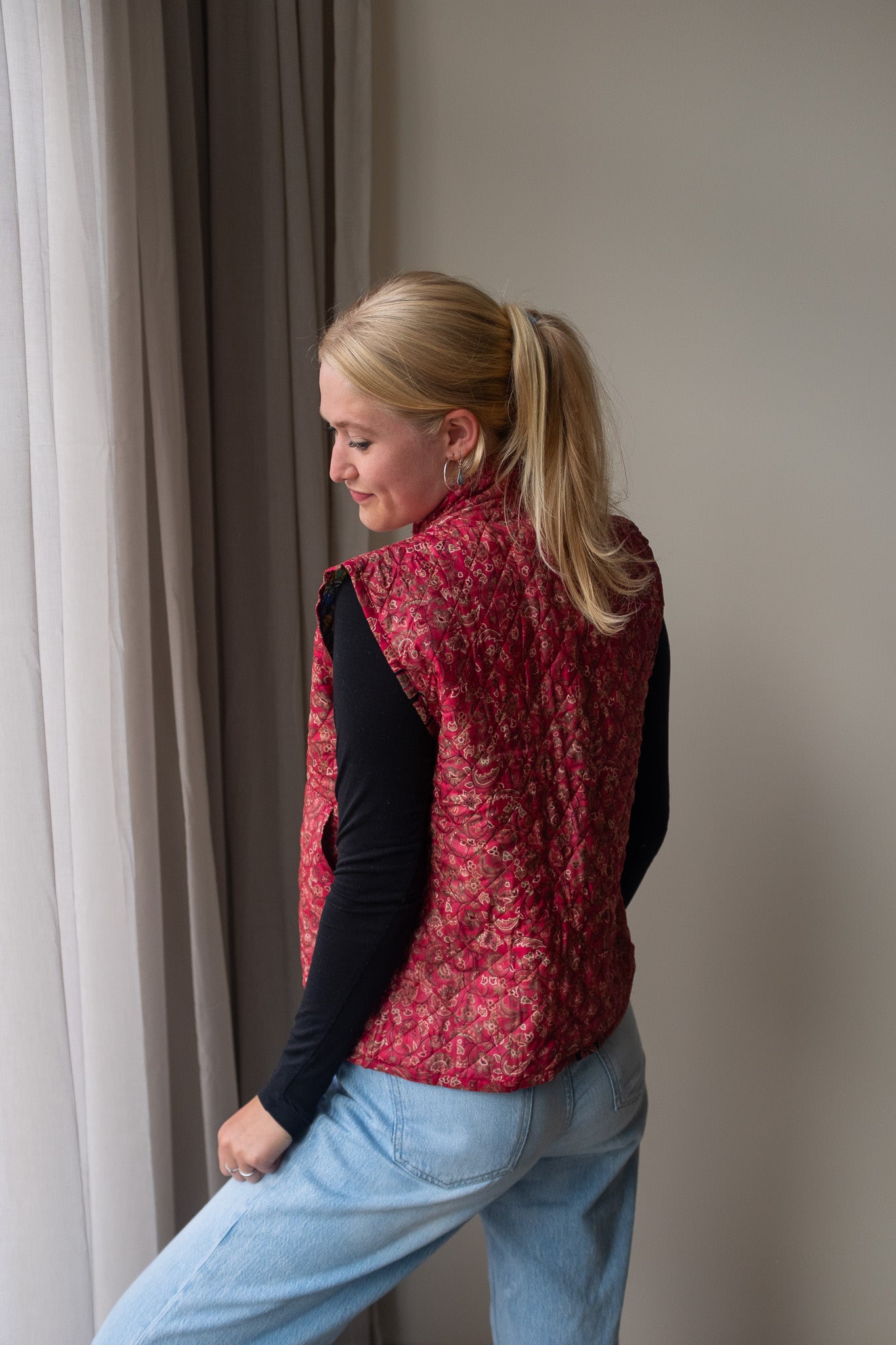 Silk gilet NO.20