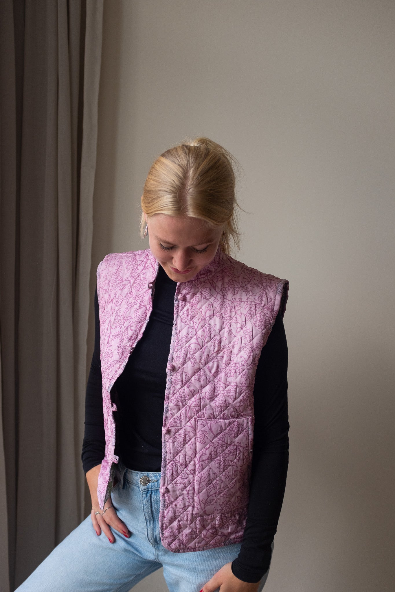 Silk gilet NO.21