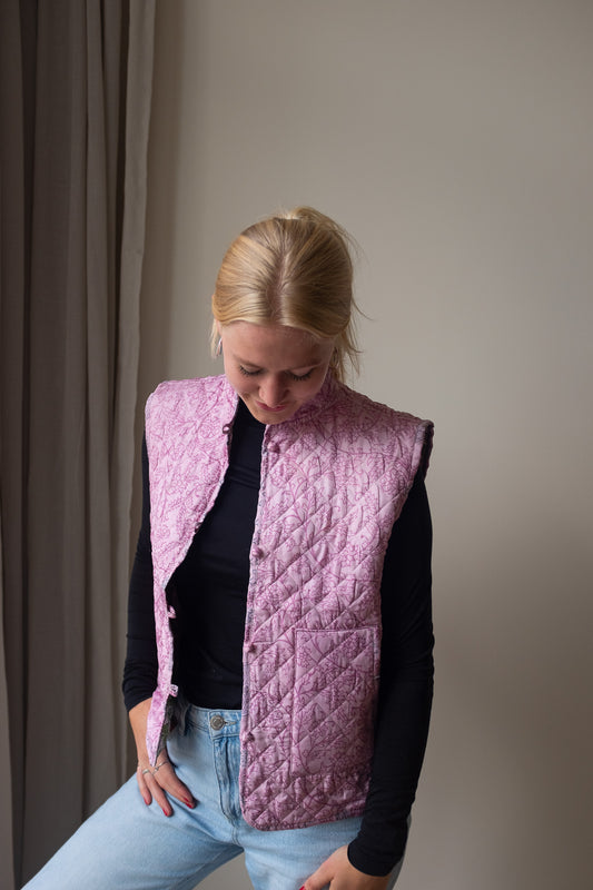 Silk gilet NO.21