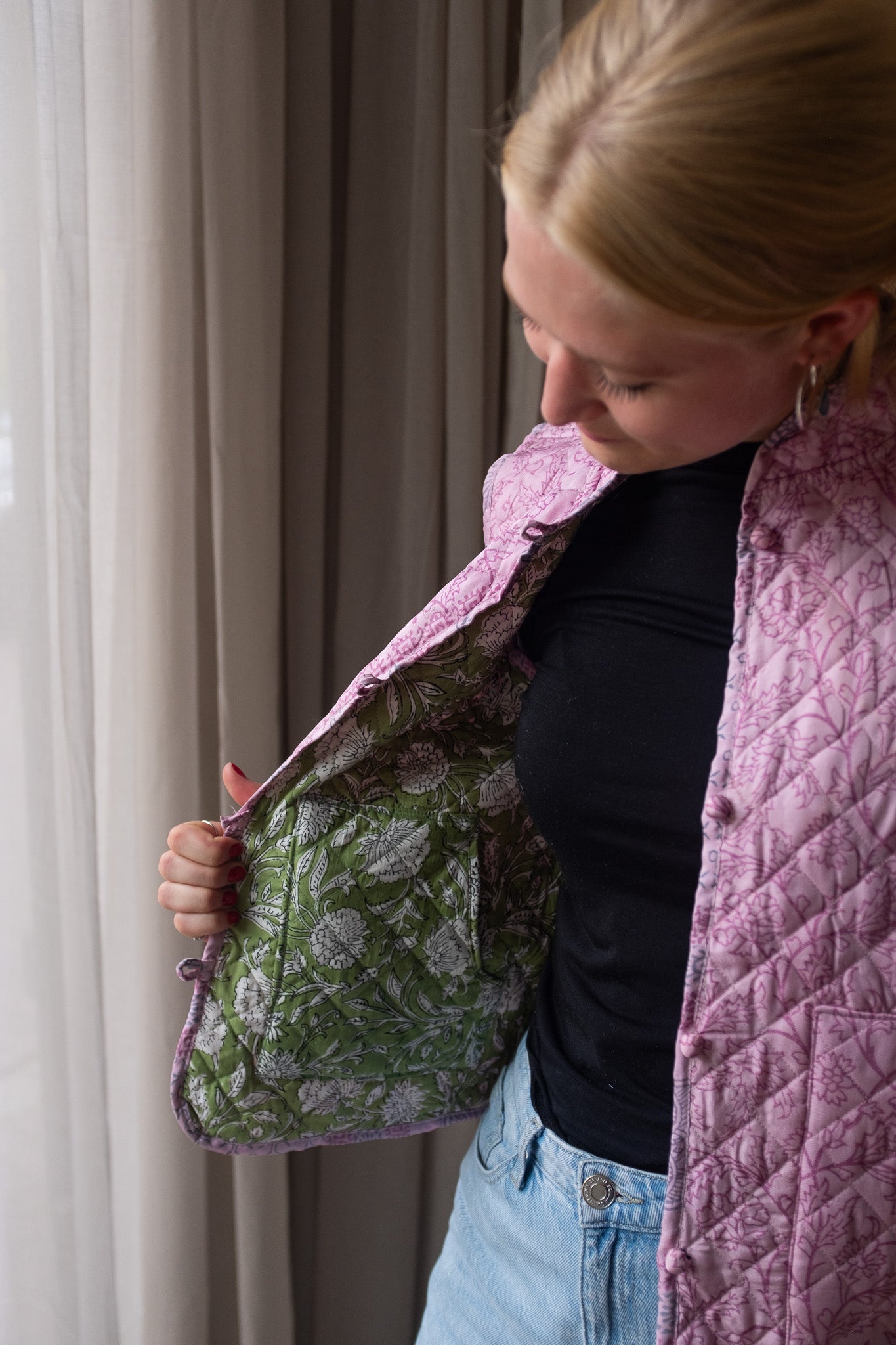 Silk gilet NO.21