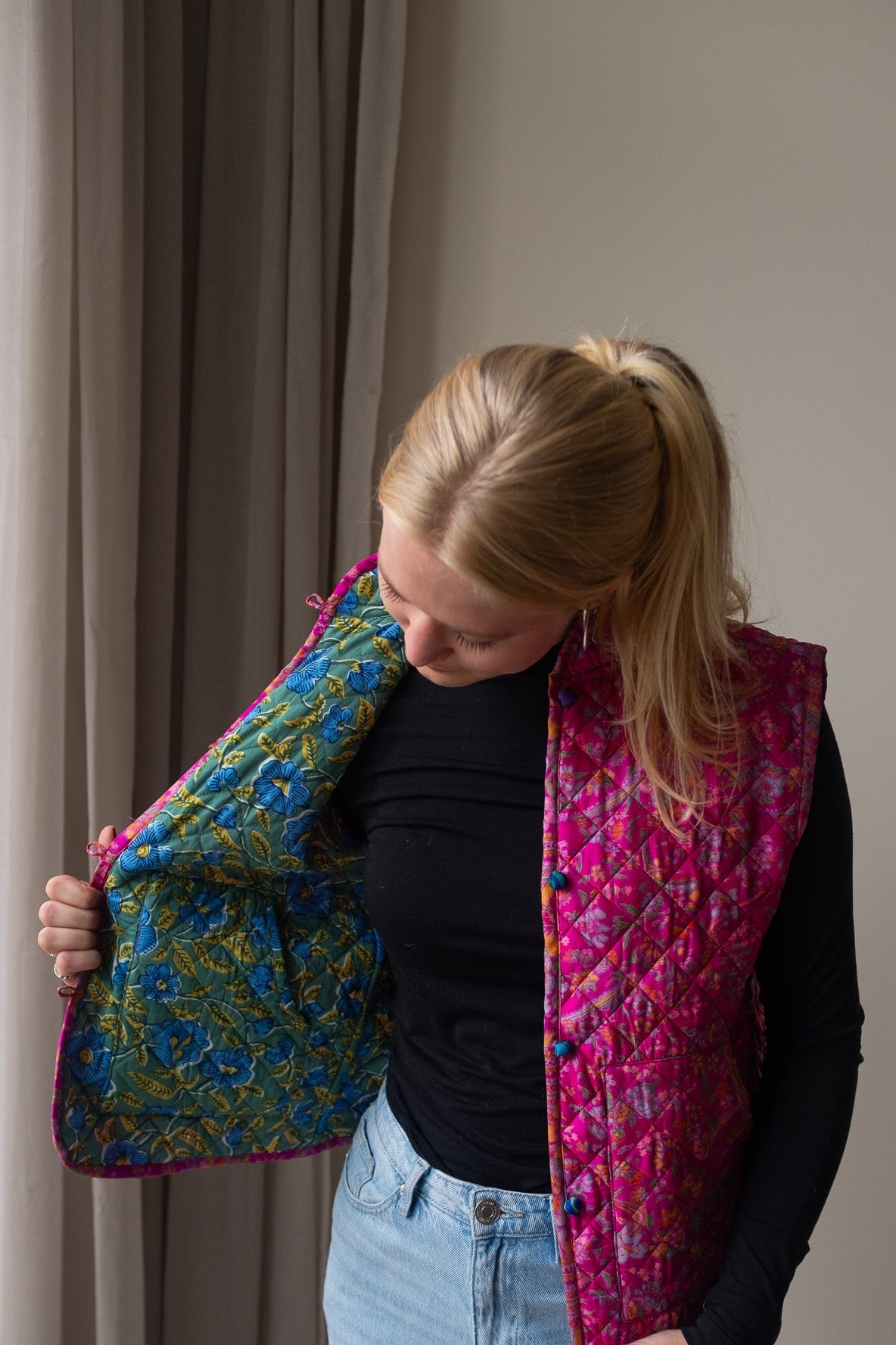 Silk gilet NO.22
