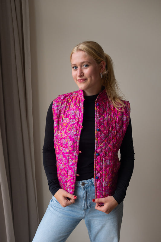 Silk gilet NO.22