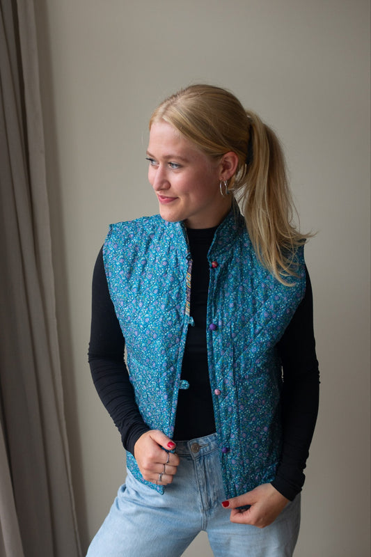 Silk gilet NO.23