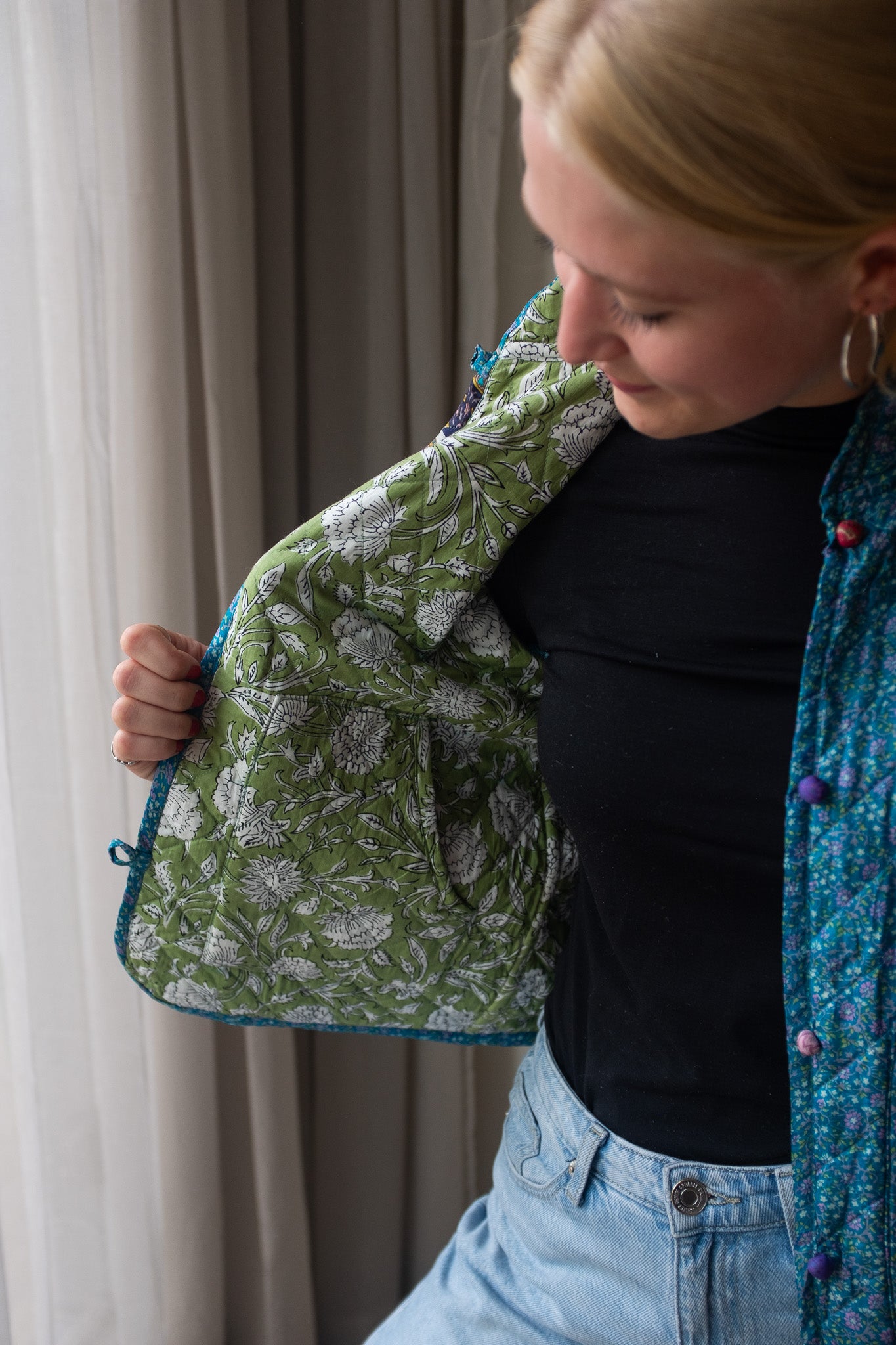 Silk gilet NO.23