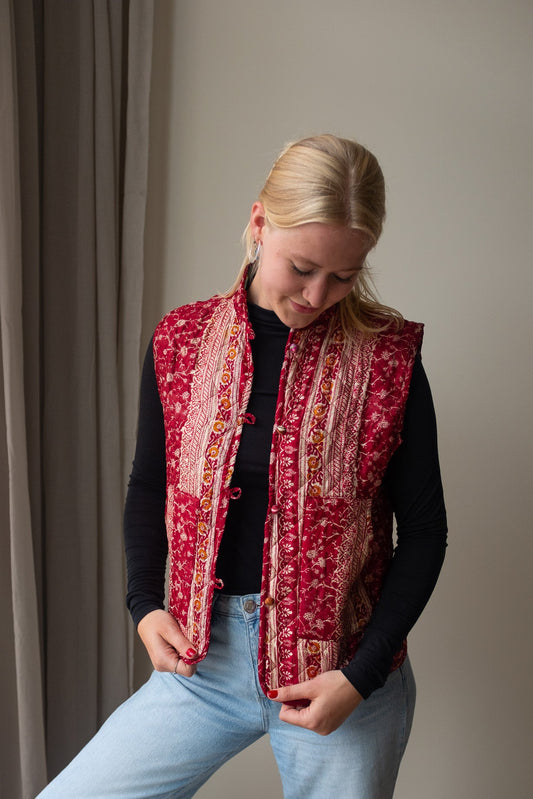 Silk gilet NO.24
