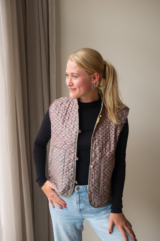 Silk gilet NO.25
