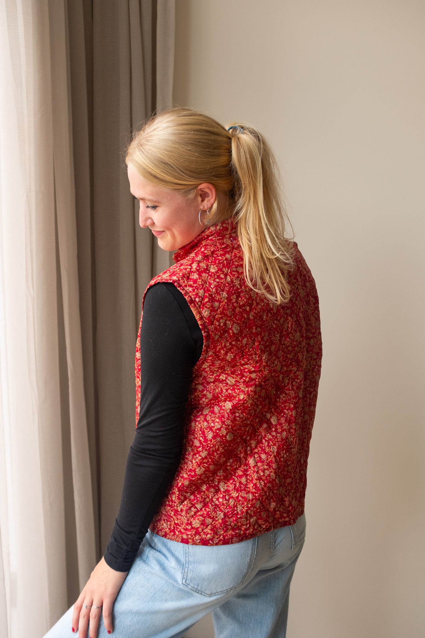 Silk gilet NO.26