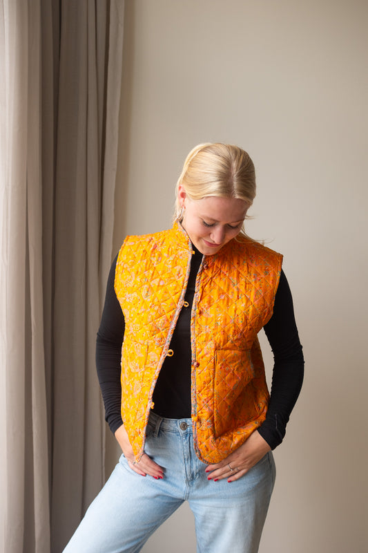 Silk gilet NO.27