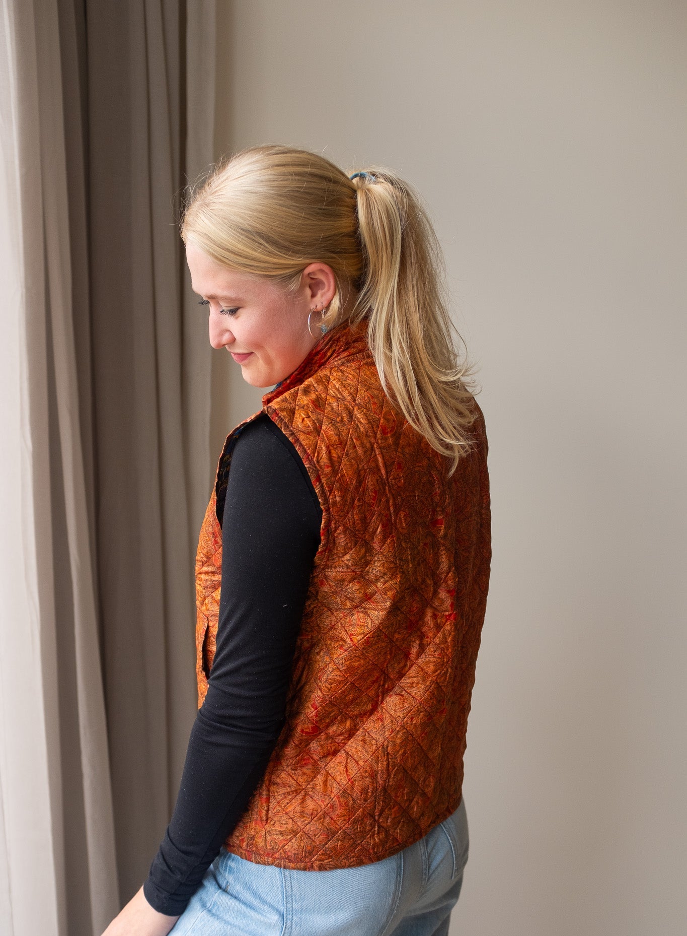 Silk gilet NO.30