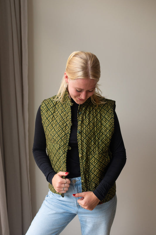Silk gilet NO.28
