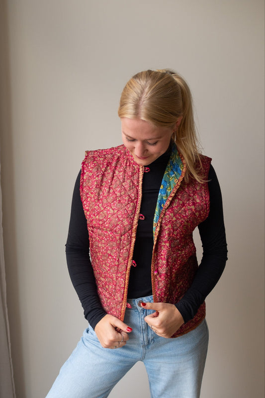 Silk gilet NO.29