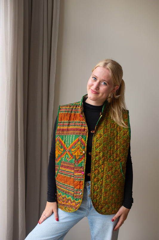 Silk gilet NO.31