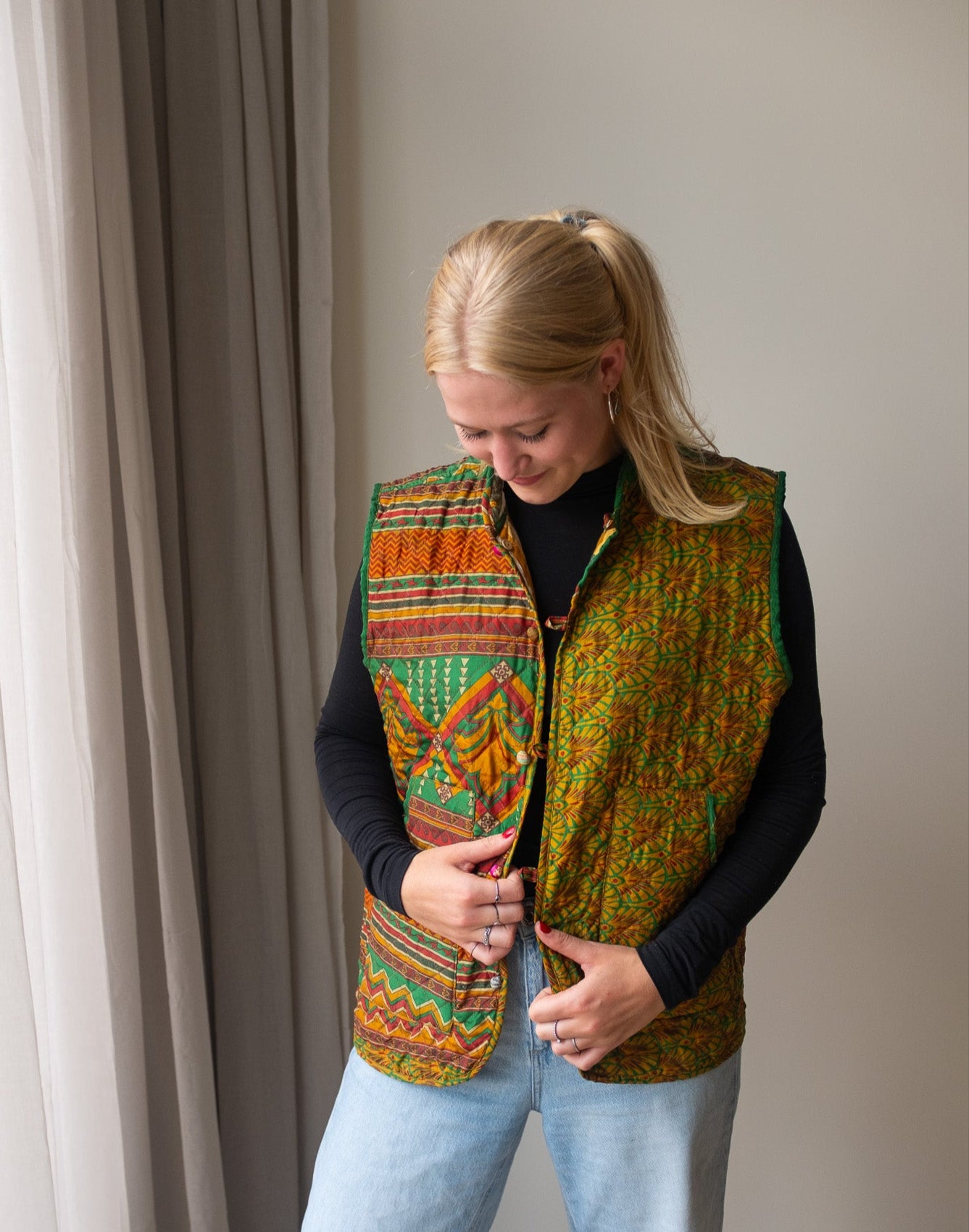 Silk gilet NO.31