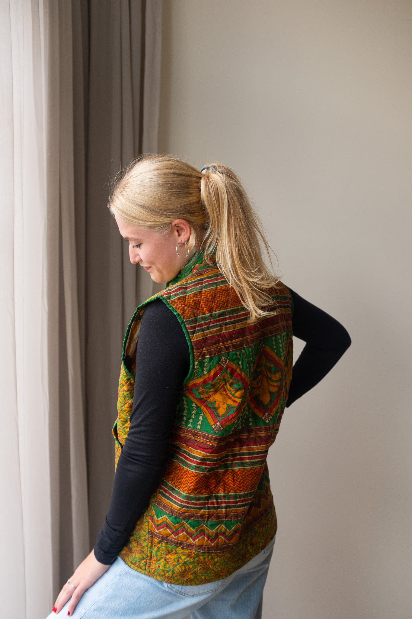 Silk gilet NO.31