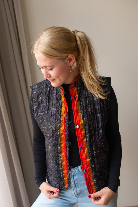 Silk gilet NO.32