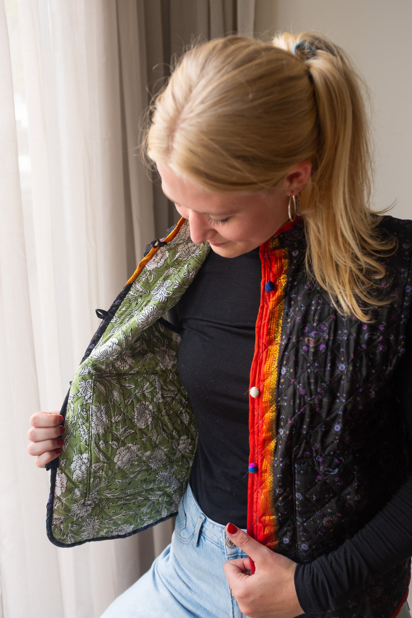 Silk gilet NO.32