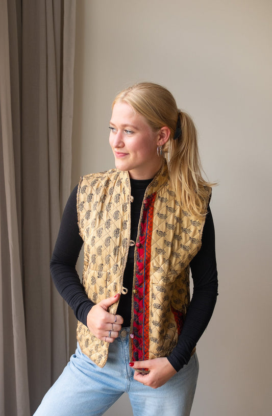 Silk gilet NO.33
