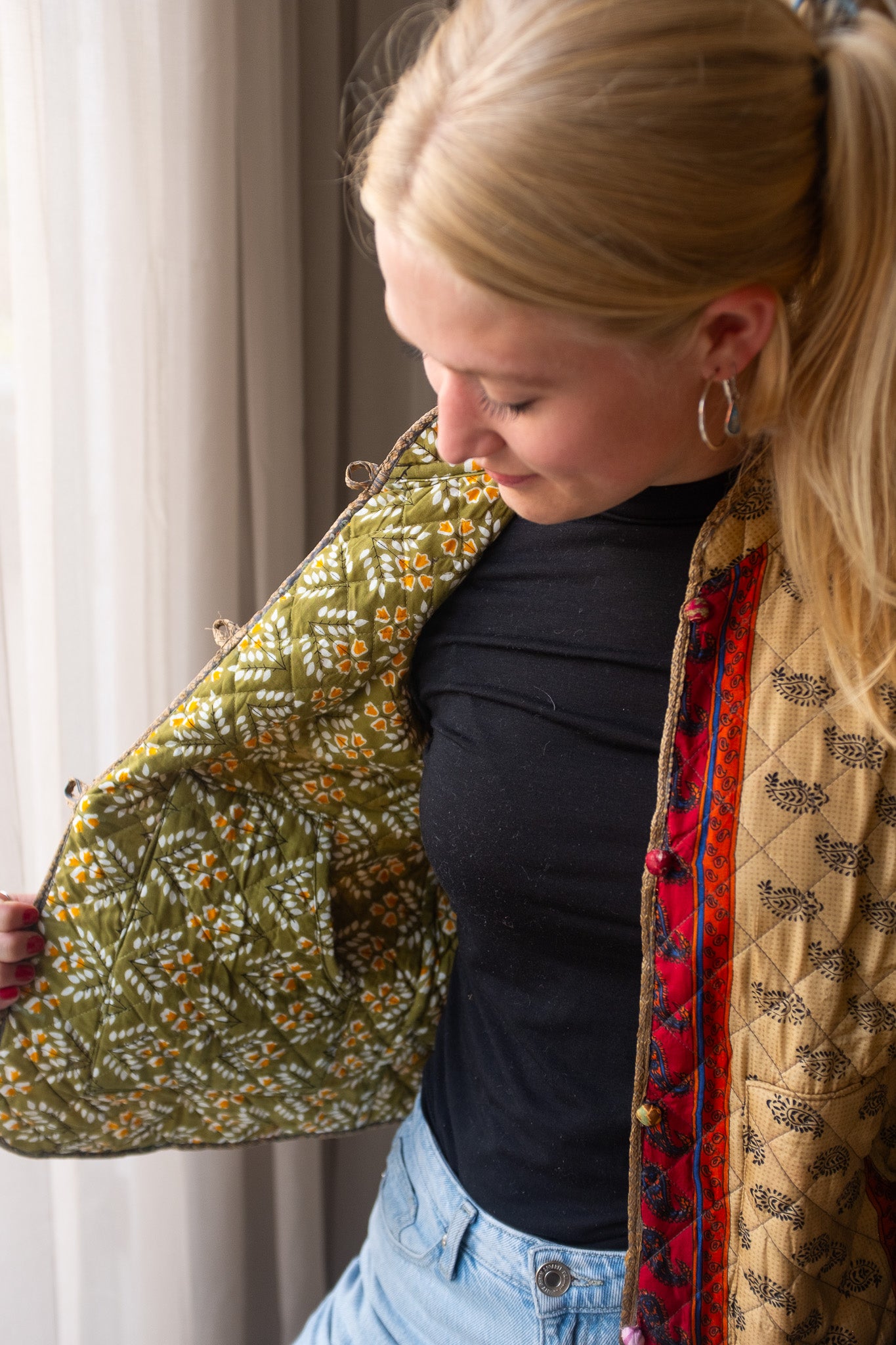 Silk gilet NO.33
