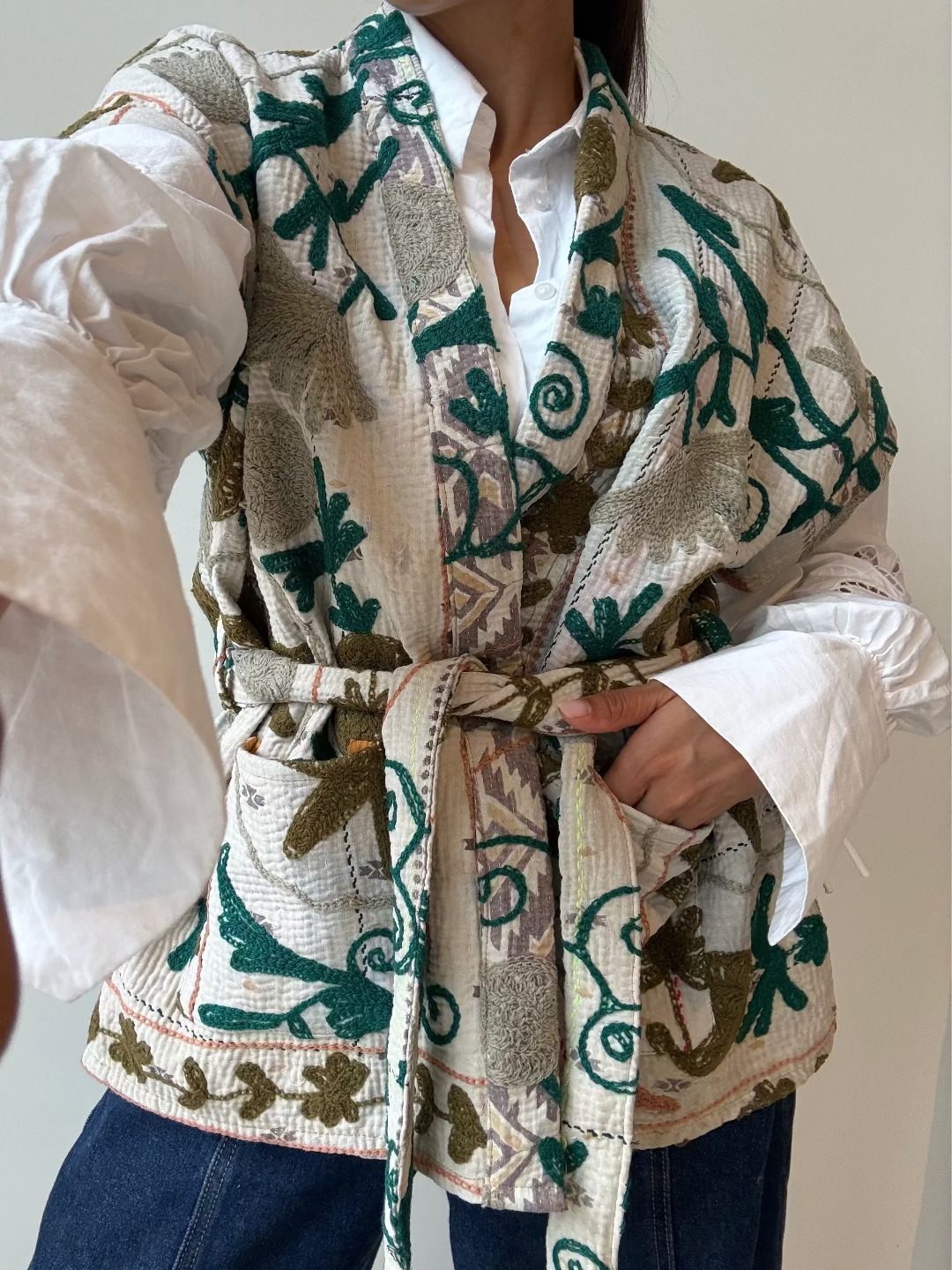 Suzani gilet NO.5