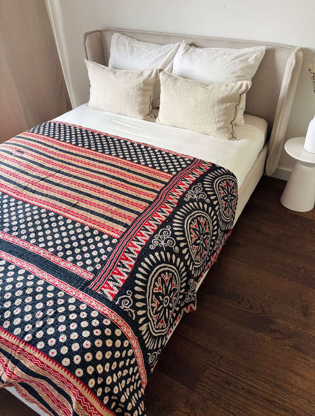 Reversible kantha deken NO.3