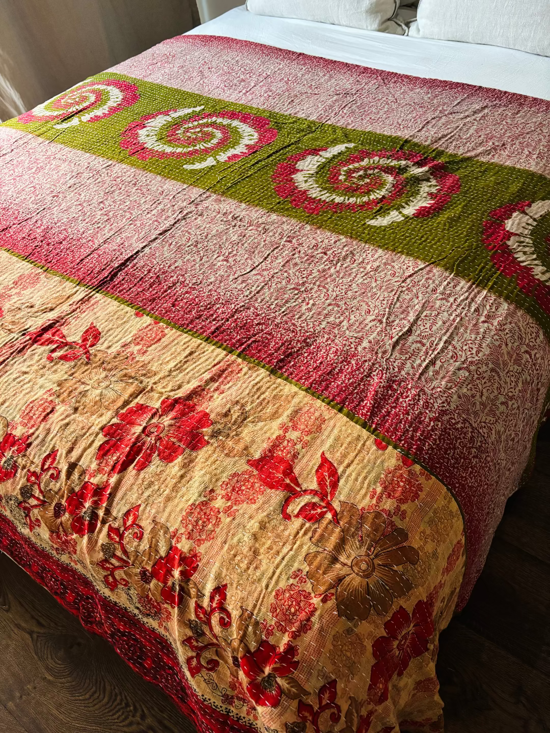 Reversible kantha deken NO.6