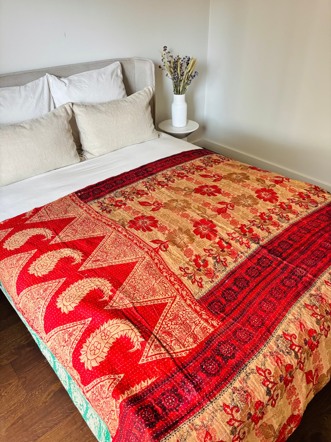 Reversible kantha deken NO.6