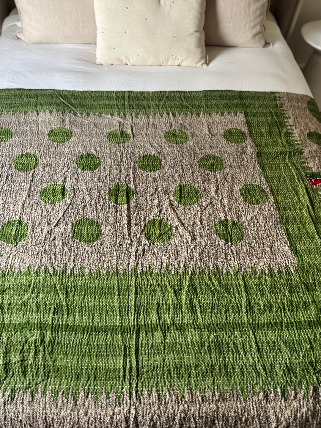 Reversible kantha deken NO.11