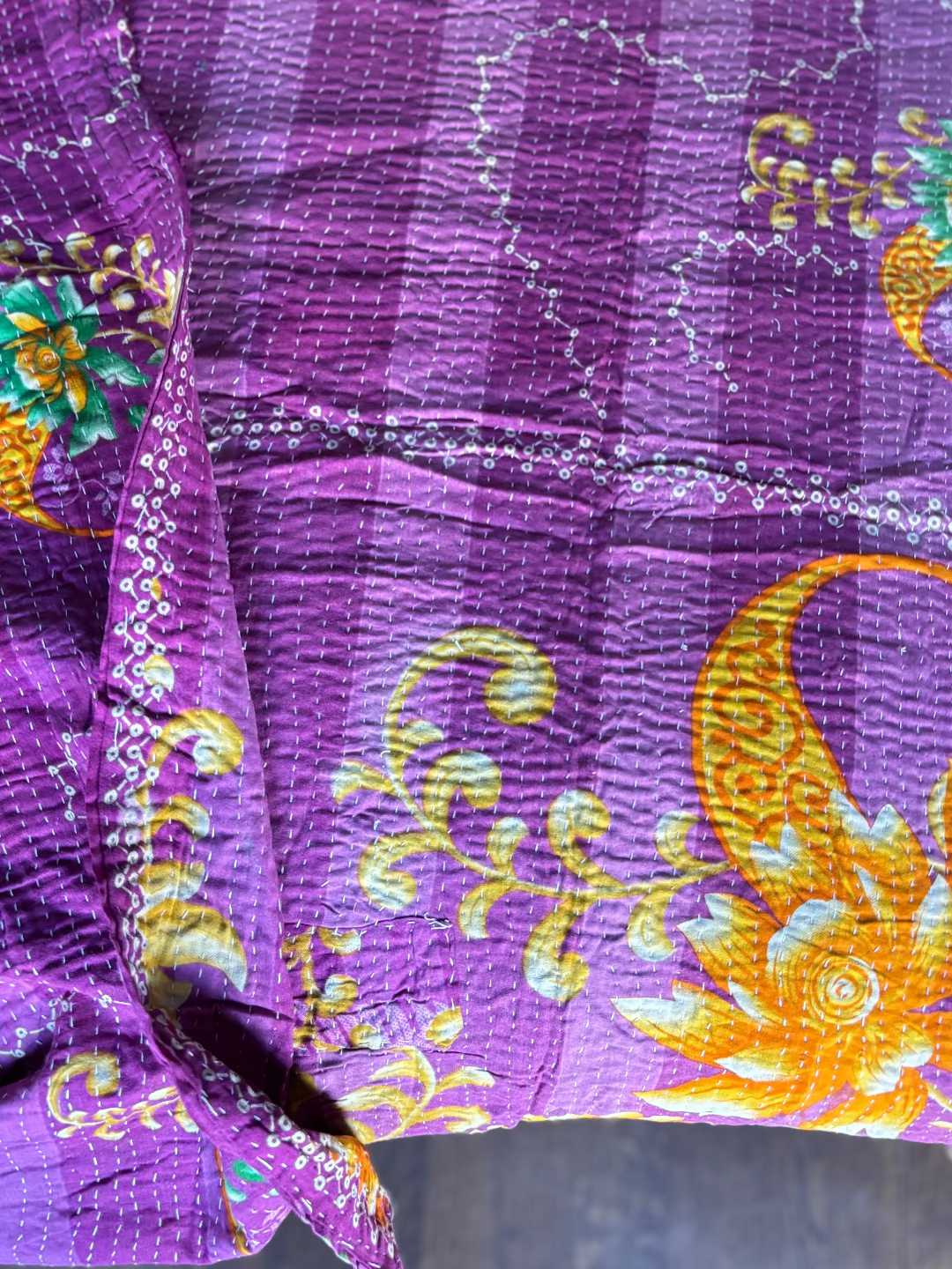 Reversible kantha deken NO.13