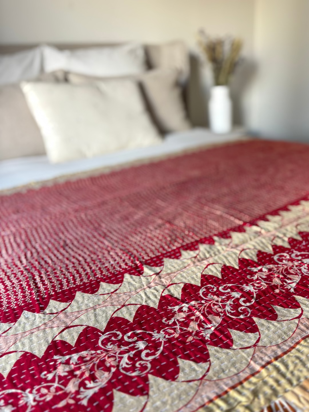 Reversible kantha deken NO.18