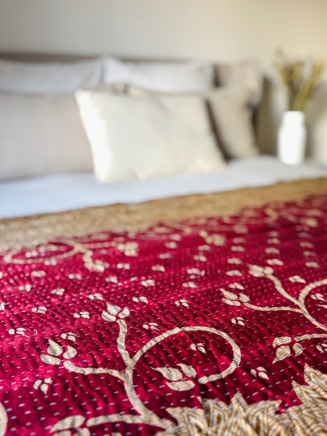 Reversible kantha deken NO.18