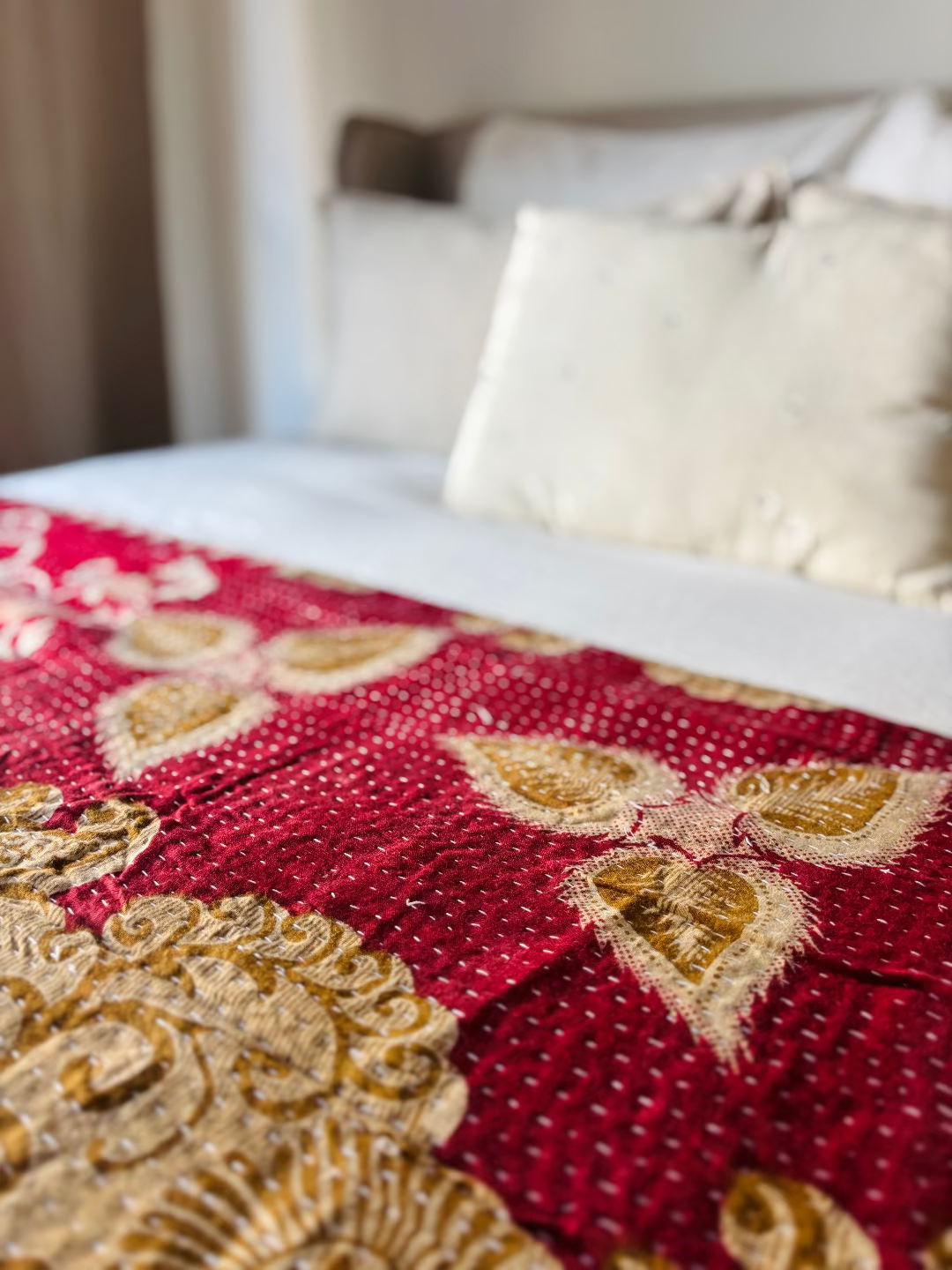 Reversible kantha deken NO.18