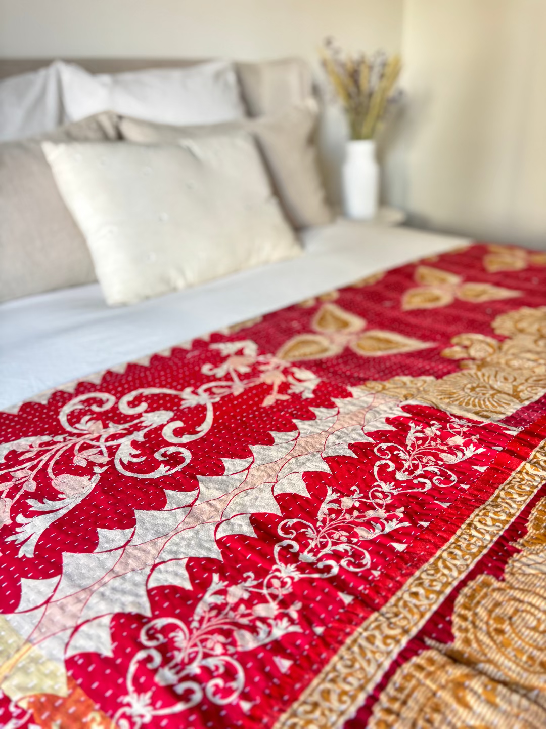 Reversible kantha deken NO.18