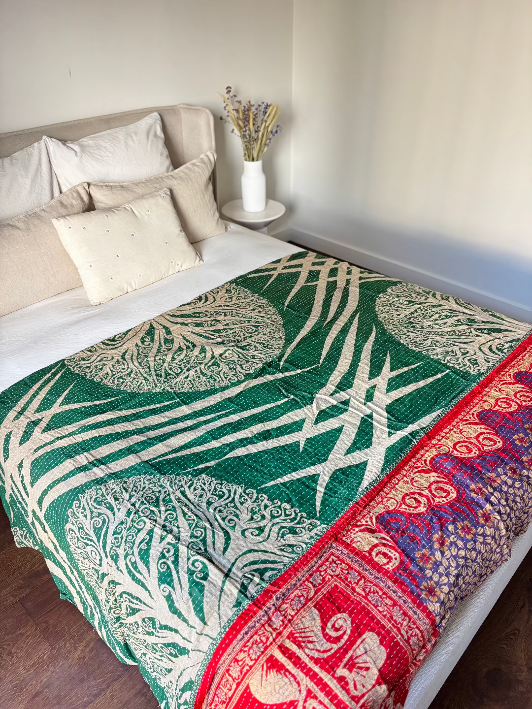 Reversible kantha deken NO.19