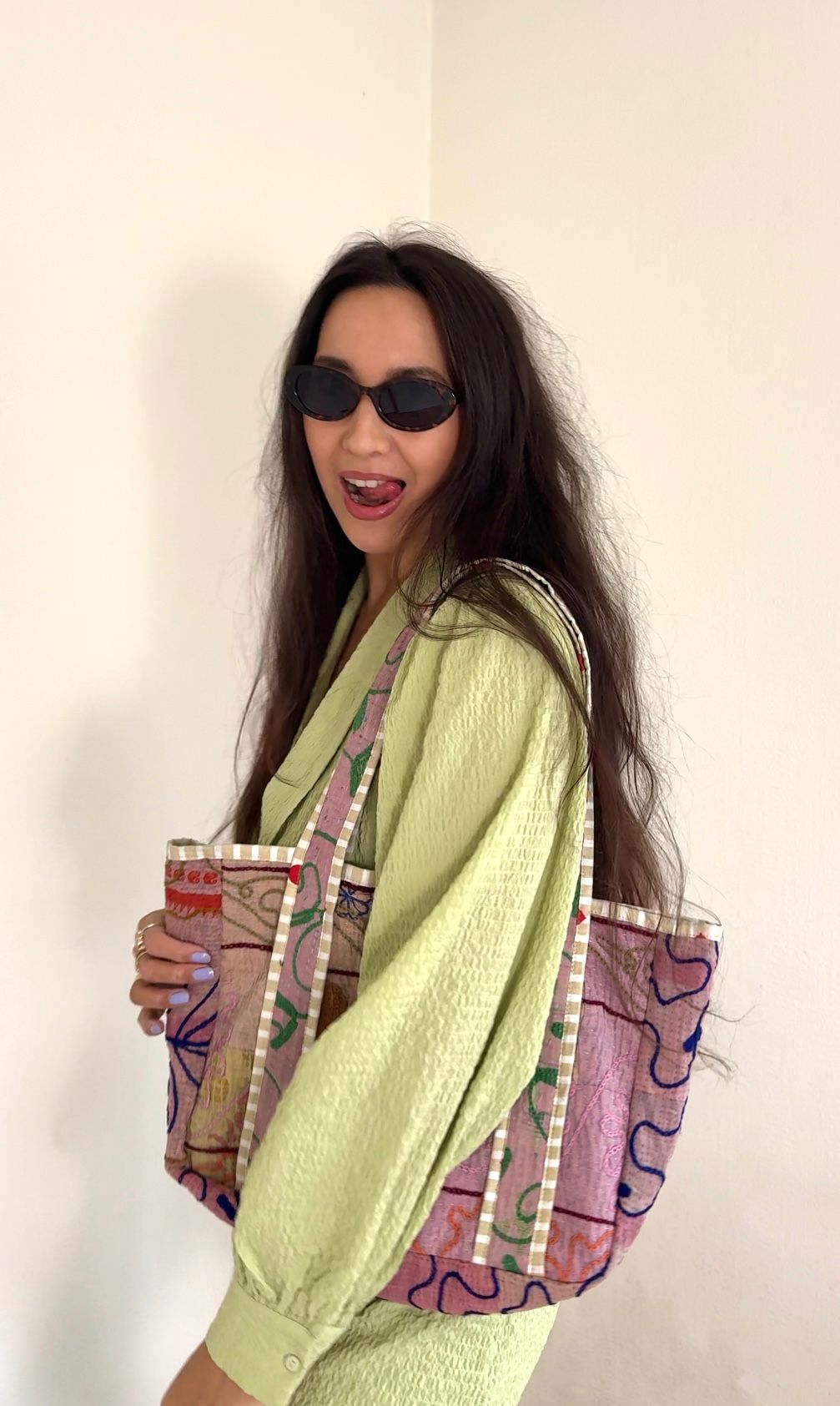 Suzani midi-bag NO.6