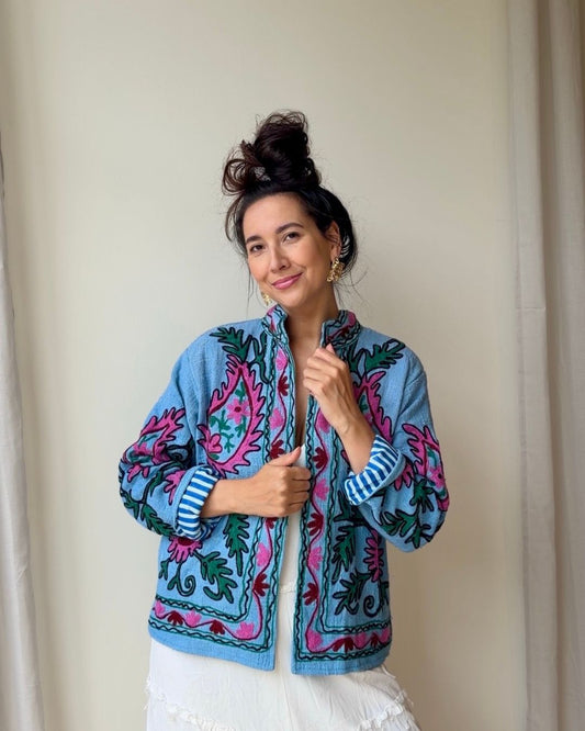 Jas geborduurd Luna embroidery