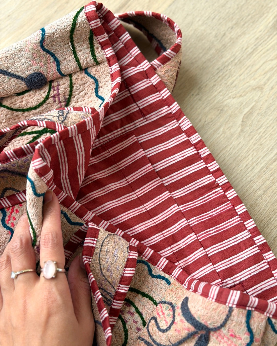 Suzani midi-bag NO.5