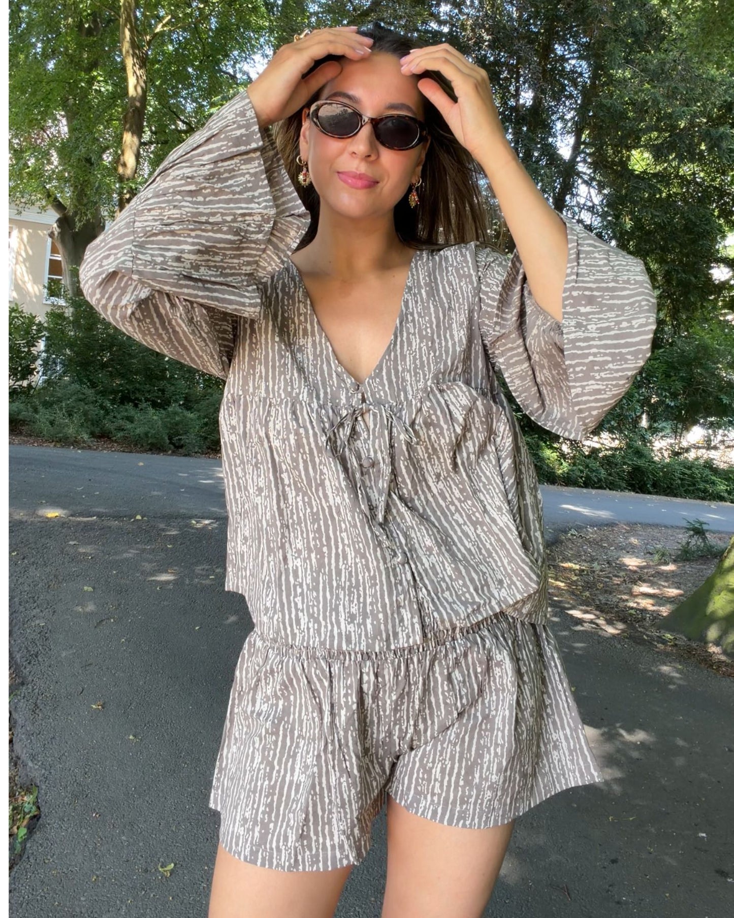 Blockprint blouse