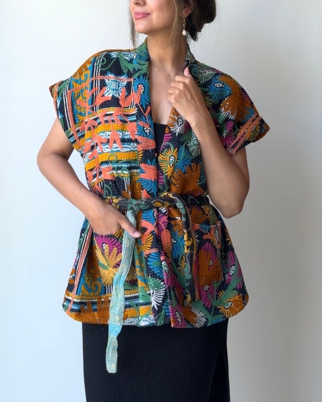 Suzani gilet NO.55