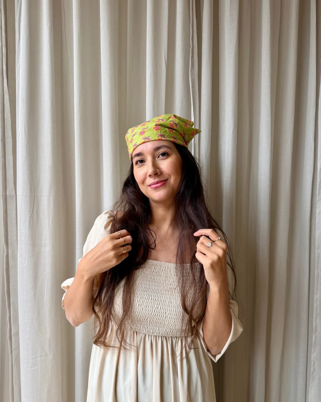 Bandana blockprint NO.2