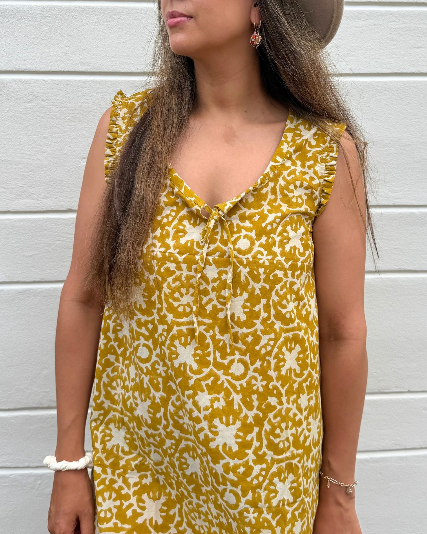 Blockprint jurkje - Indi