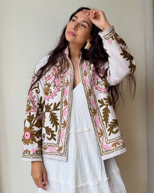 Jas geborduurd Vera embroidery