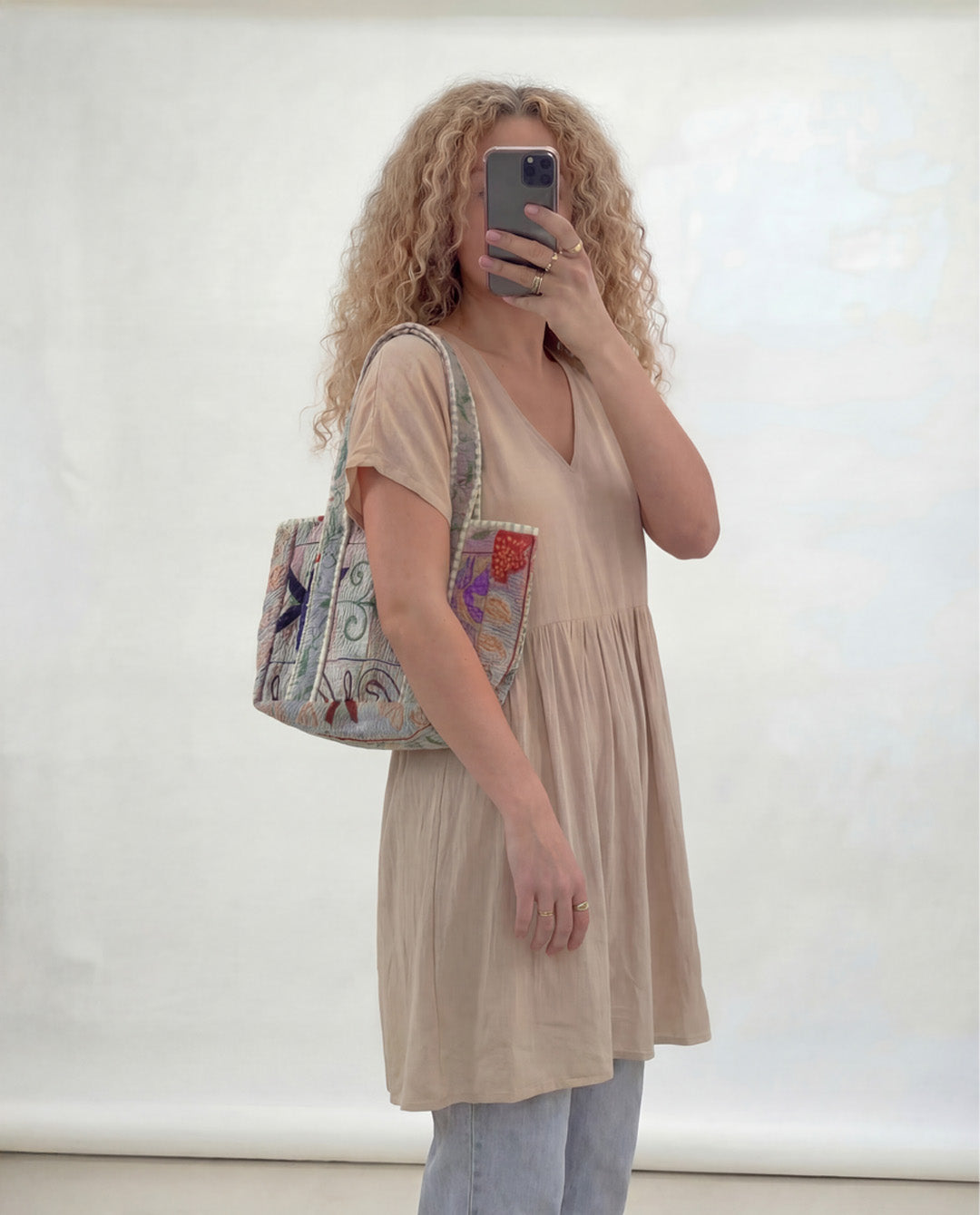 Suzani midi-bag NO.2