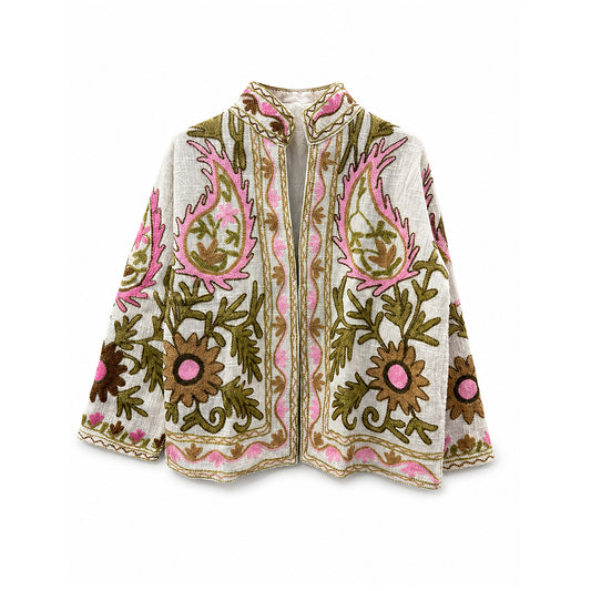Jas geborduurd Vera embroidery | PRE ORDER
